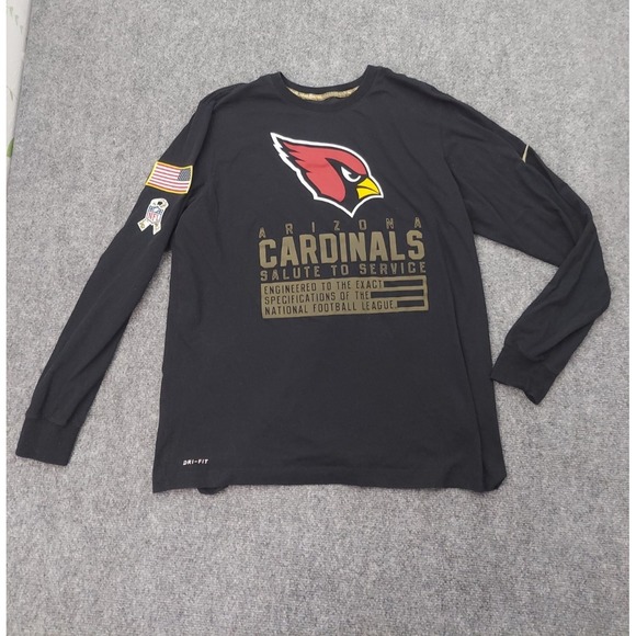 Nike Other - Arizona Cardinals Salute to Service NIKE Tee Shirt Men XL Black Dri Fit Onfield